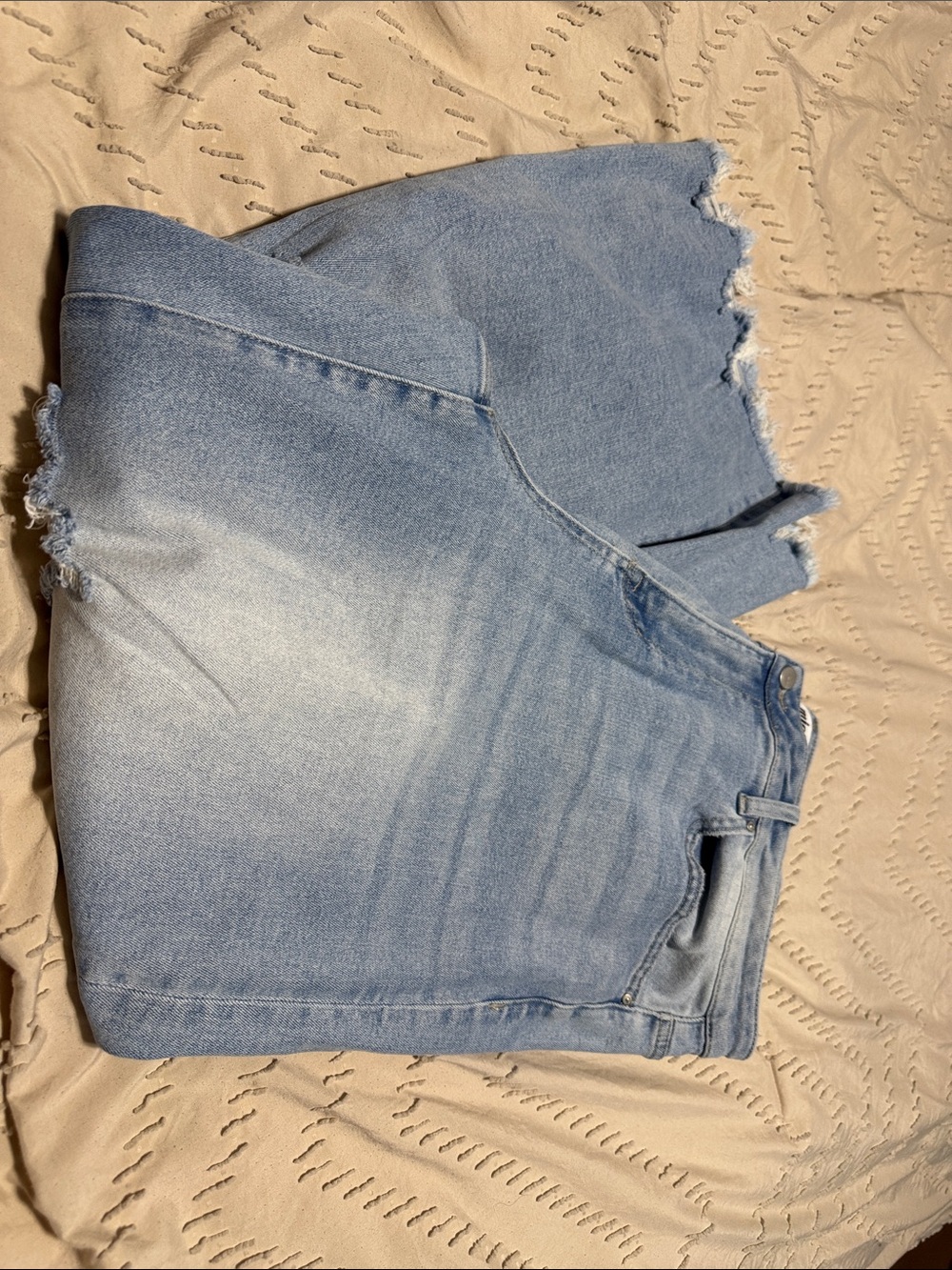 Light Wash Women’s Denim Shorts - Mica Flare